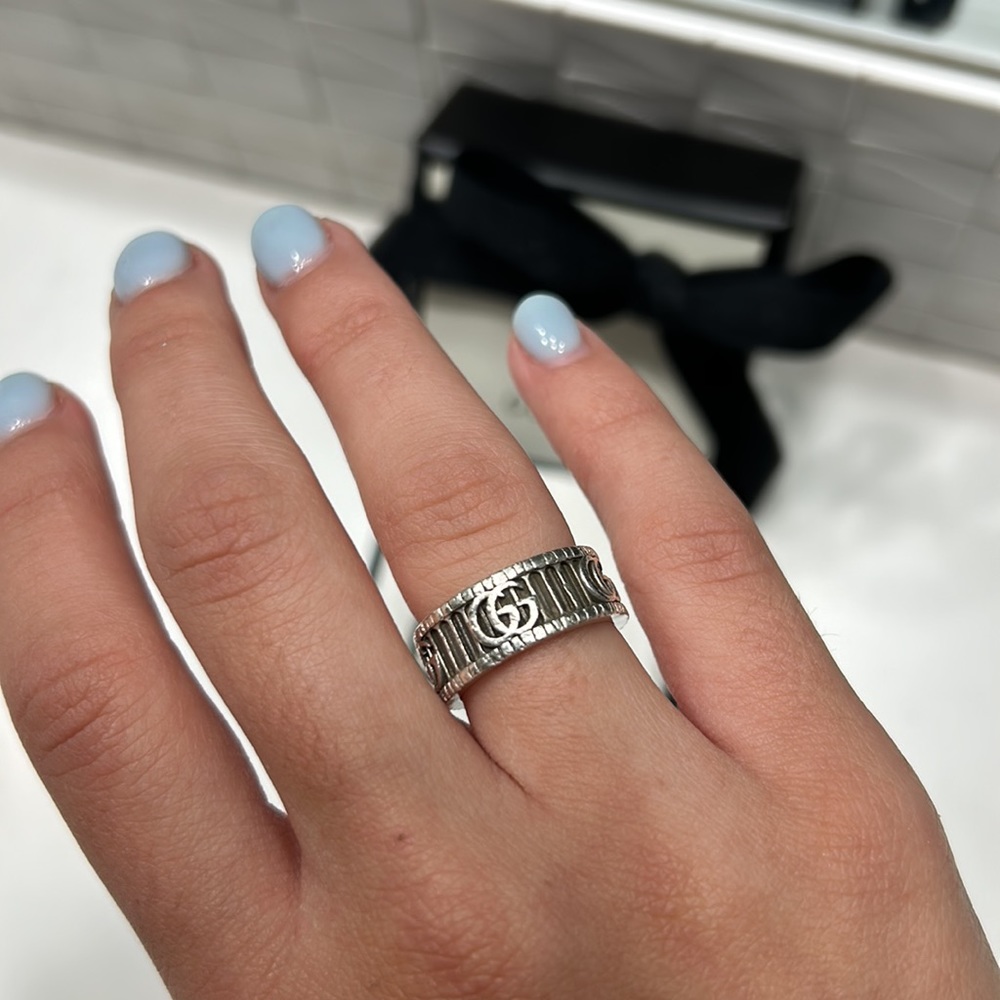 Gucci Ring Double G Silver - image 5